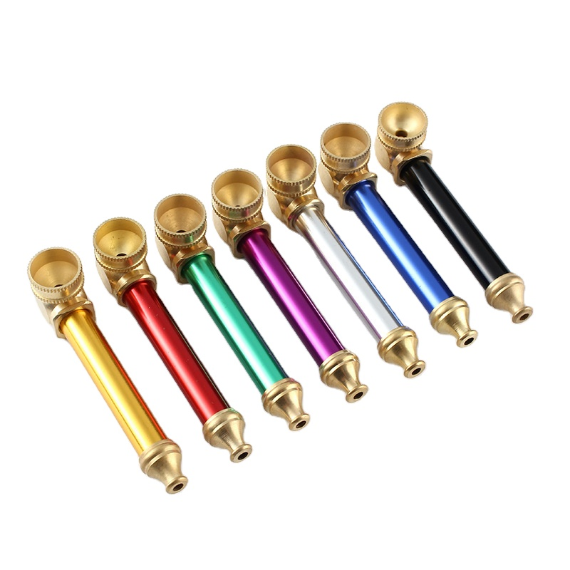 Smoke Pipe Mini Metal Tobacco Cigarette Filter Dry Herb Hand Smoking Pipe
