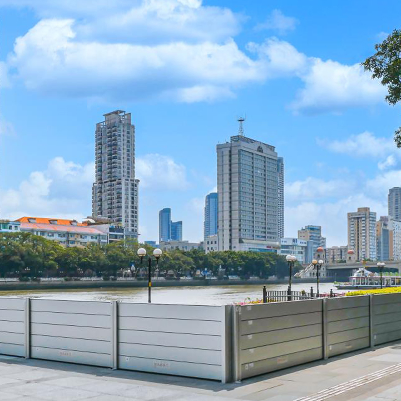 Waterproof Stop Log Flood Panel System Aluminum Flood Door Barrier