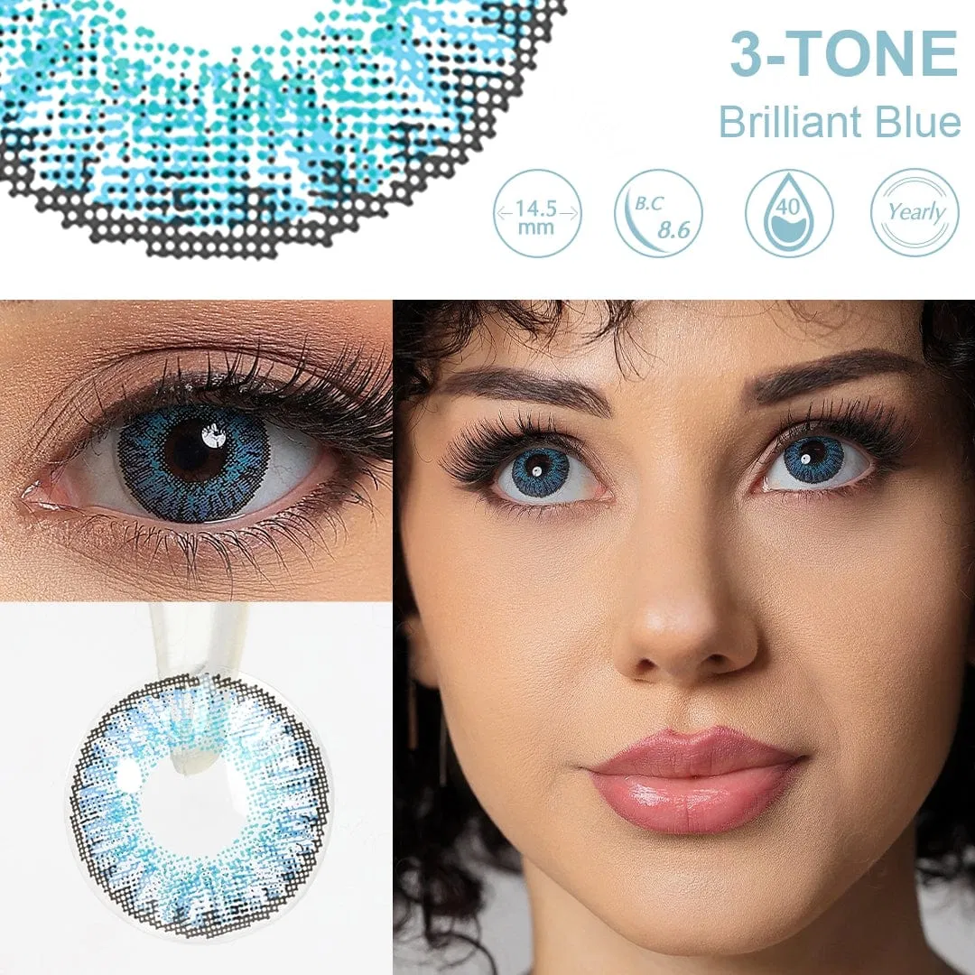 OEM Cosmetic Eye Contact Lens Comfortable Monthly Color Contact Lenses Eyes Correction