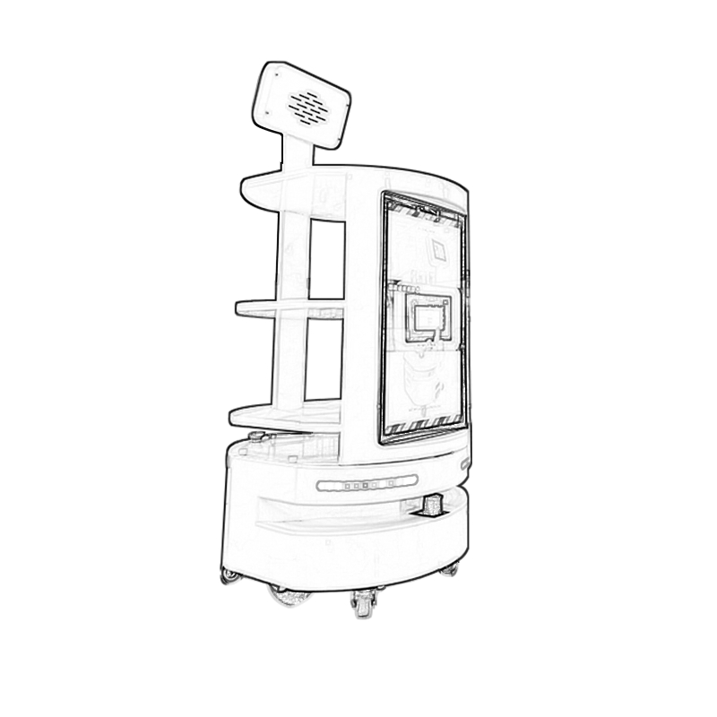 China High Tech Advertising Display Intelligent Robot Reception Robot for Restaurant Hotel Mall Guiding Robot