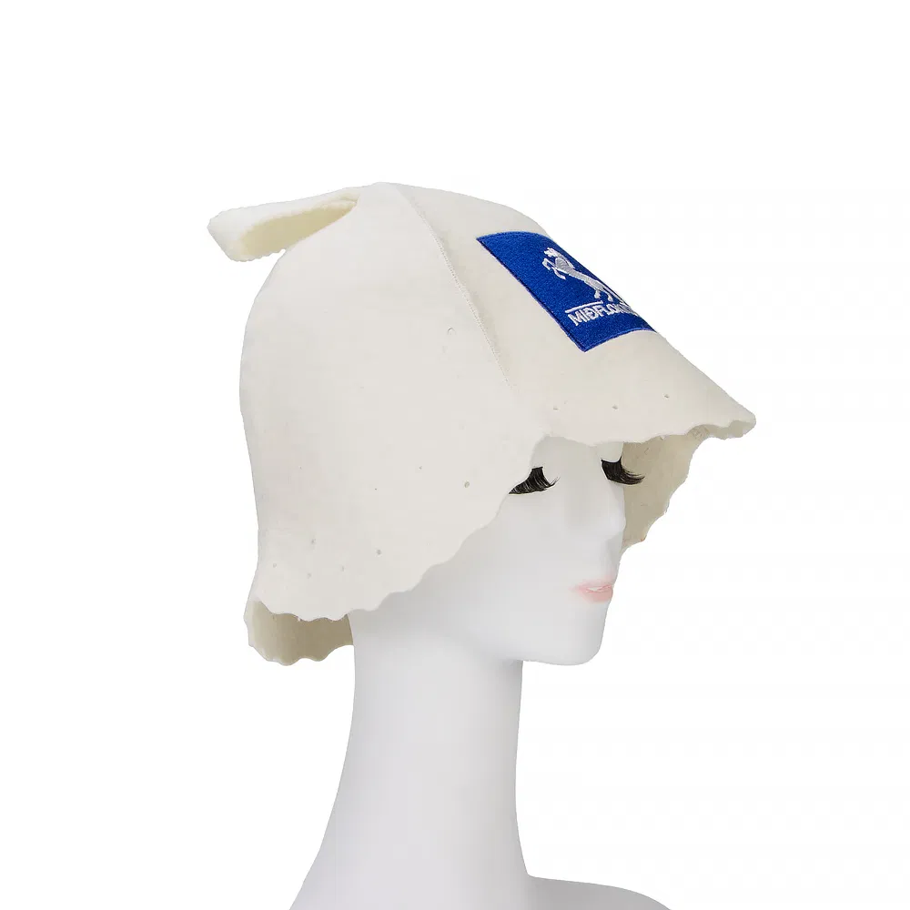 Sauna Hat, Steam Bath Hat, Sauna Wool Hat, Sauna Cap for Women, for Men and Women, Bath Accessories, Sauna Accessories