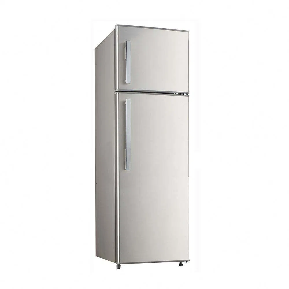 260L Top Freezer Double Door Refrigerator for Home Use White Fridge