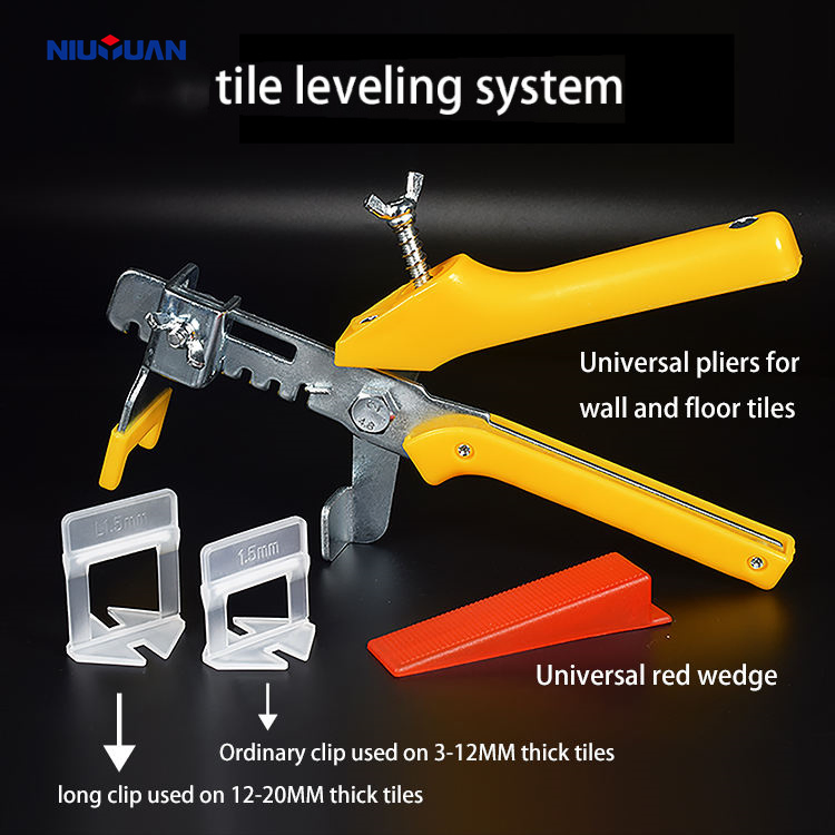 OEM Modern Design PP Ceramic Tile Leveling System Clips 100PCS/Bag High Quality Floor Tile Spacer Accessories 0.5-4.5mm