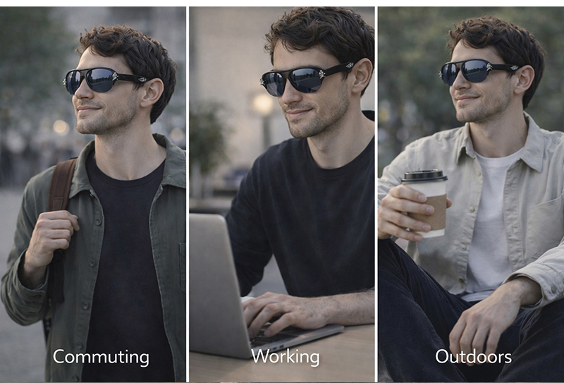 Умные очки Smart Glasses FG08X с Bluetooth и защитой от воды
