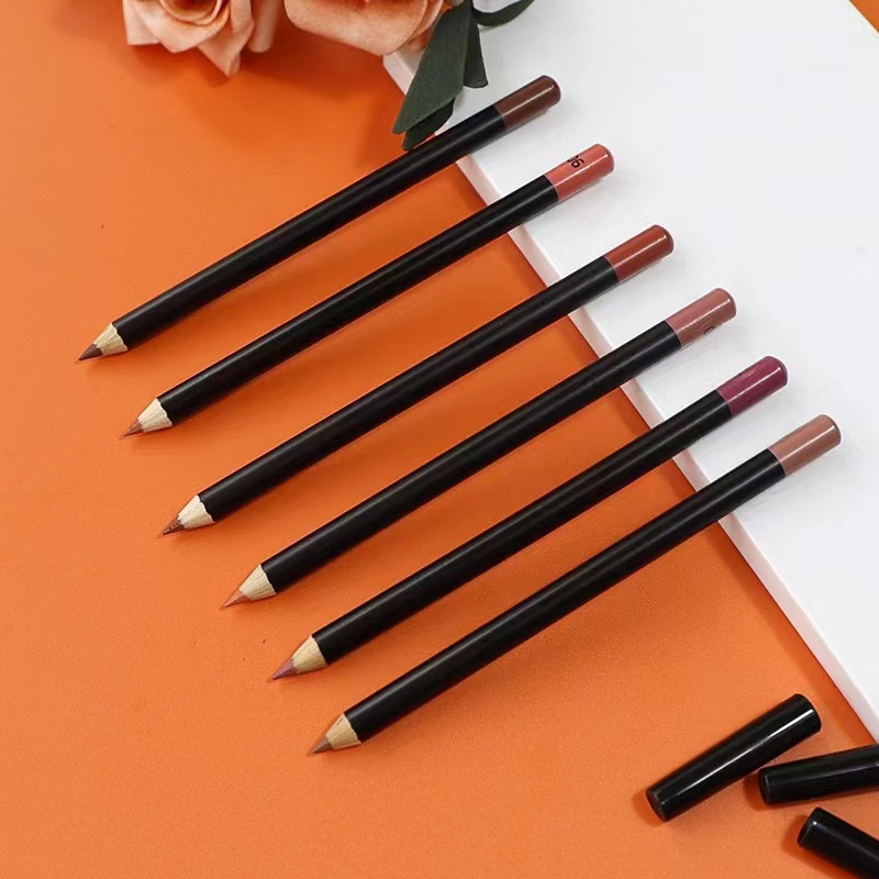 Lip Liner 20 Colors Custom Logo Vegan Cosmetics Lipliner Pencil Private Label