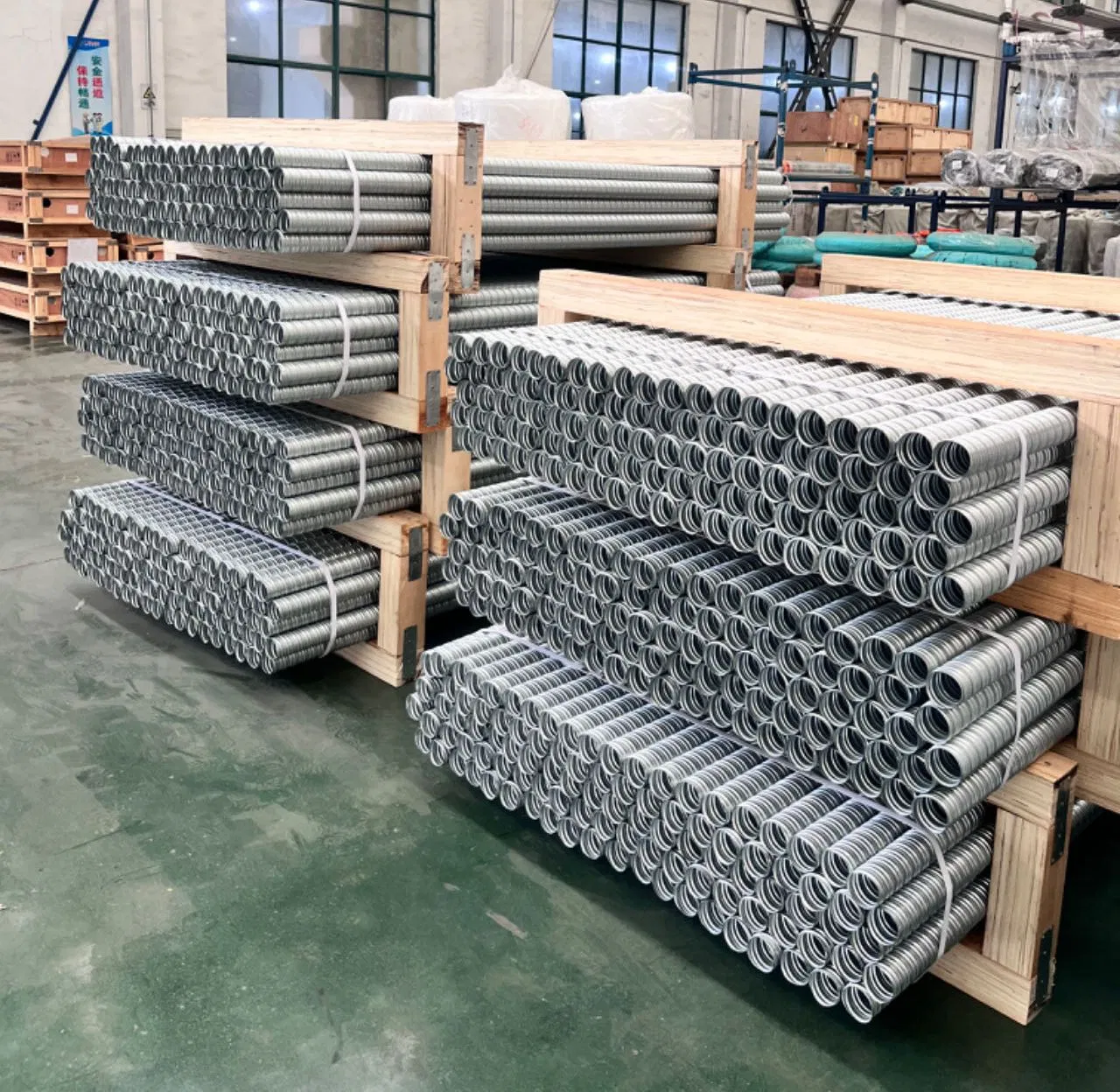45mm Post Tension Galvanized Corrugated Round Metal Prestressed Pipe for Construction