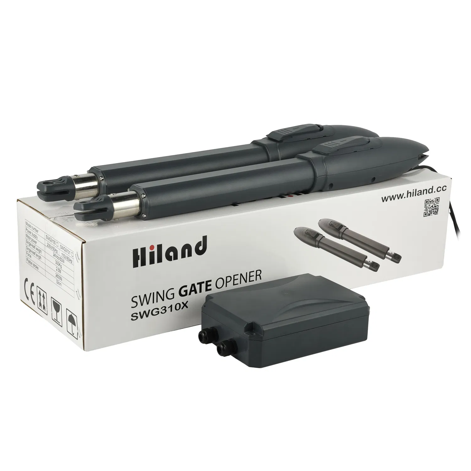 Swg3100 220V 50Hz Black Automatic Gate Motor for Swing Gate 300kg