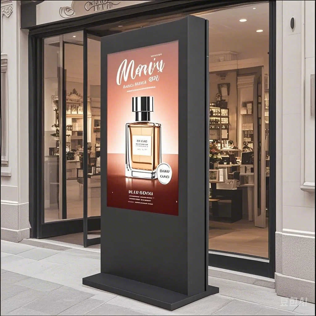 Low Price Vertical Advertising Digital Signage with LCD Monitor Screen for Sale