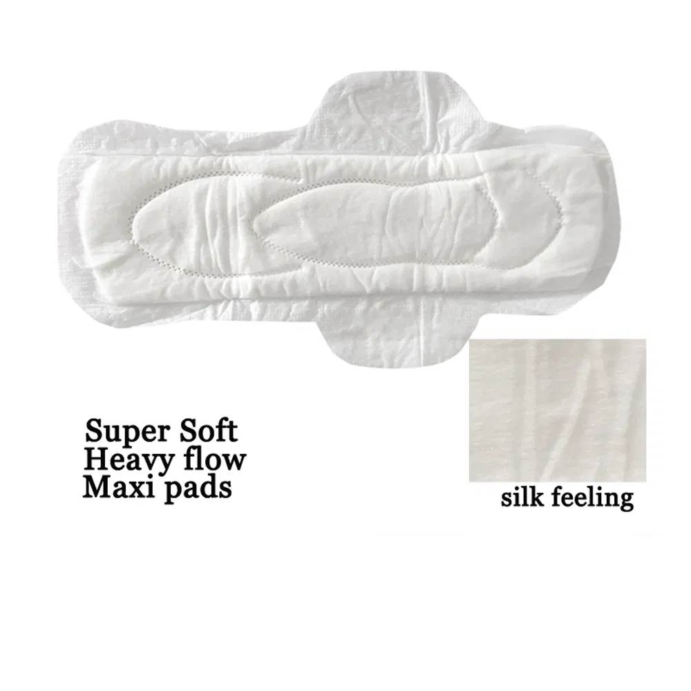 High Quality Soft Surface Sanitary Napkins Pads Sanitary Towels Overnight Good Sleep Maxi Pads