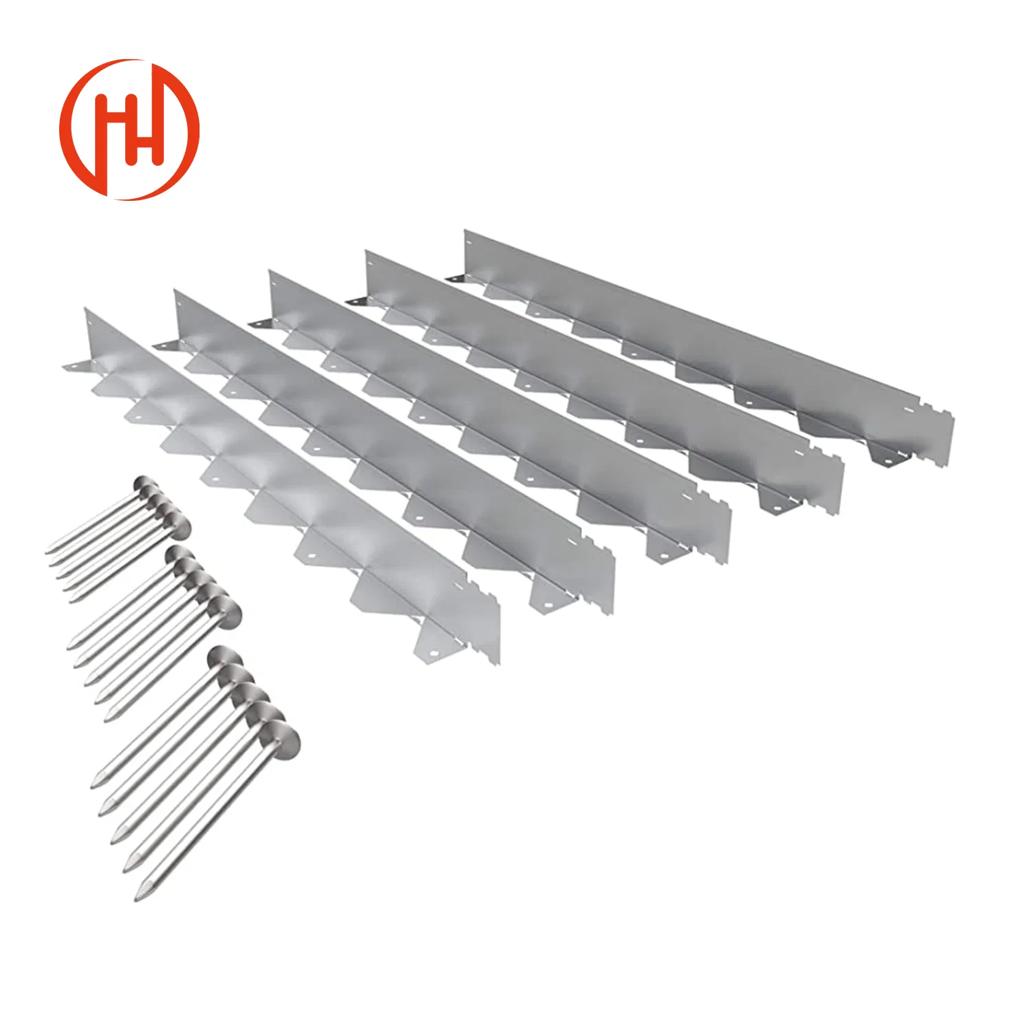 Flexible Aluminum Lawn Edging with Connectors for Garden Grass Partition 13