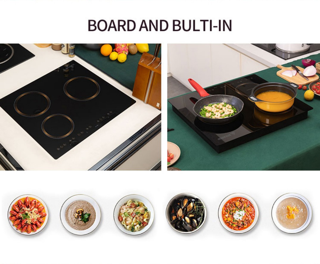 Factory Direct Sale Hotpot Cooktop Stove 5700W Electric 3 Burner Induction Cooker