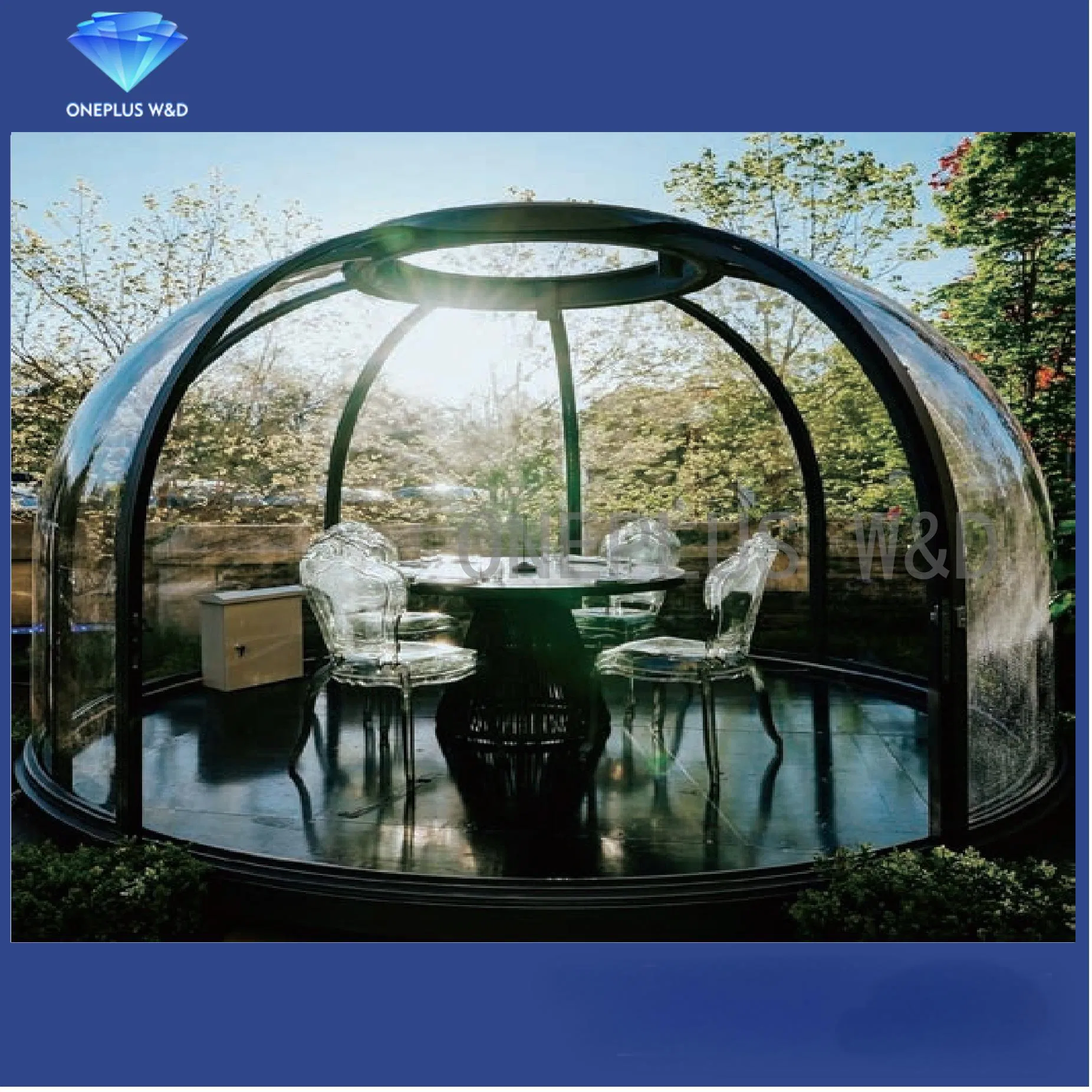 Hotel Restaurant Outdoor Transparent Geodesic Glamping Tent Igloo Round Dome Tent
