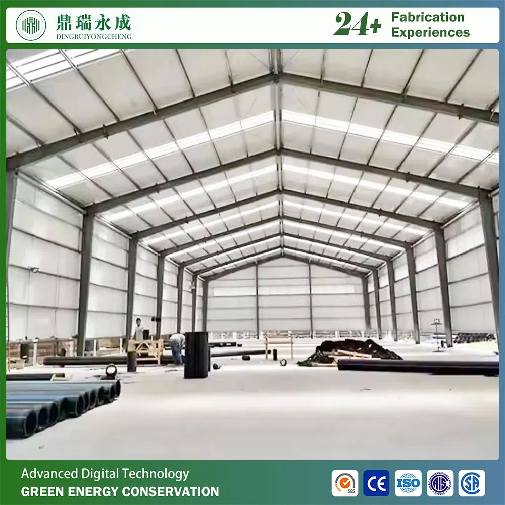 Low Cost Prefabricated House Steel Frame Galvanized Building Material Workshop Warehouse