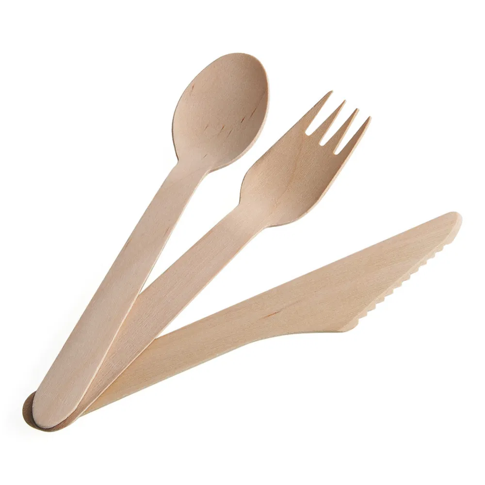 Eco Friendly Disposable Bamboo and Wooden Cutlery