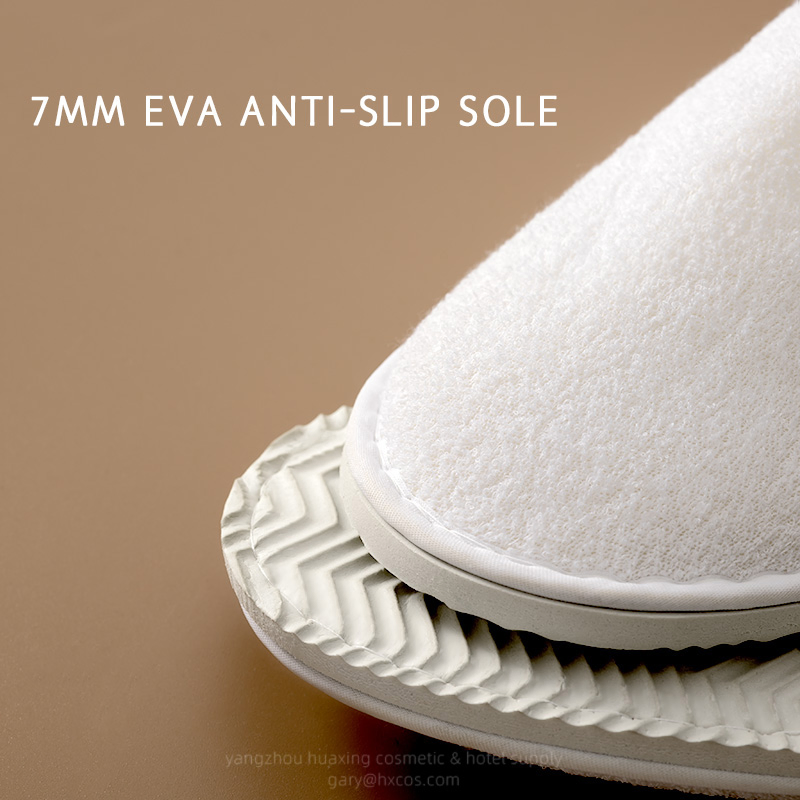 Premium Quality Cotton Towel Disposable Hotel Slipper Support Private Logo and Design