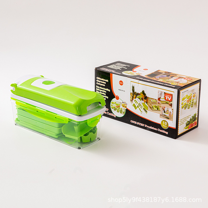 Multi-Functional Kitchen Multi-Functional Vegetable Cutter 14PC Slicer Potato Salad Rub Wire Cutter