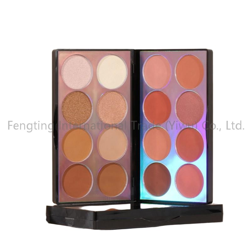 Private Label Creamy Blusher Waterproof Custom Make up Artist Palette 16 Color Face Blush Palette