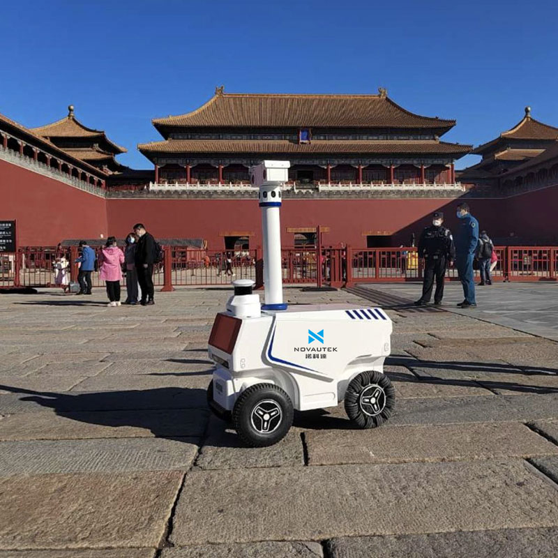 3D Slam Navigation 16-Line Lidar Indoor & Outdoor Patrol Ai Security Robot