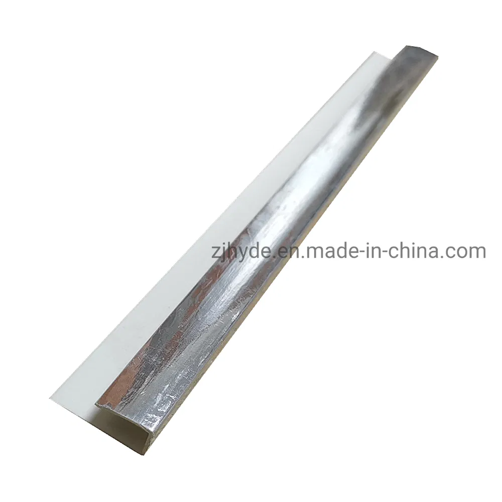 Customized PVC Plastic Angle Trim /PVC U Trim/Plastic Corner Trim/90 Degree PVC Trim/Silver Plastic Corner Trim