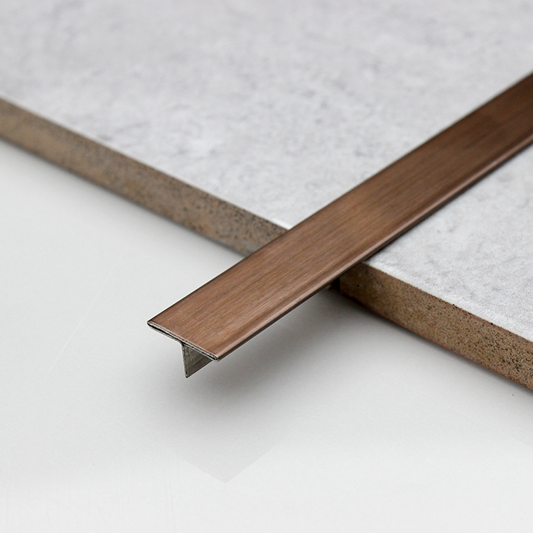 304 Gold Stainless Steel Profile for Decorative Building Floor Trim