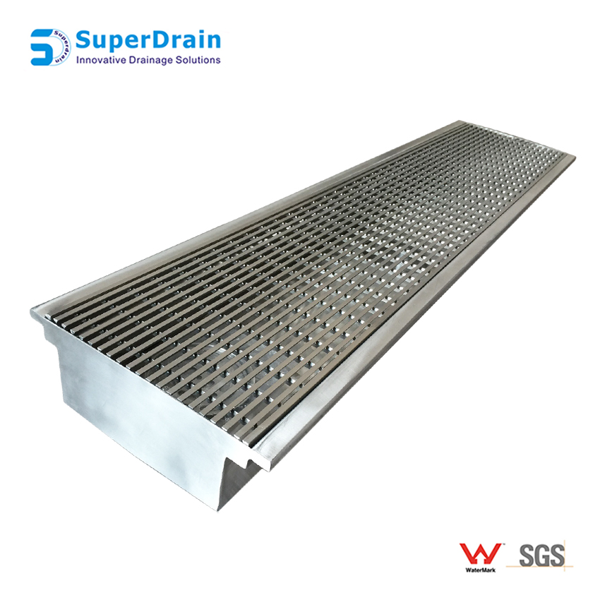 Customised Heavy Duty Hygienic Stainless Steel Industrial Trench Drain