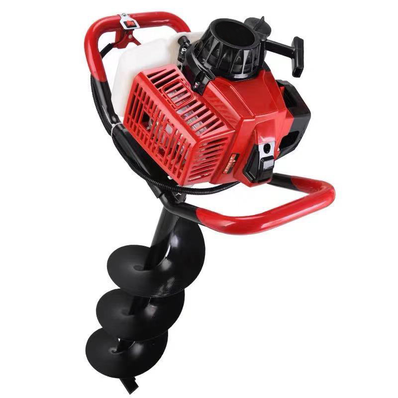 Agricultural Ground 63cc Gasoline Drilling Machine Planting Auger Machine Tree Planting Digger