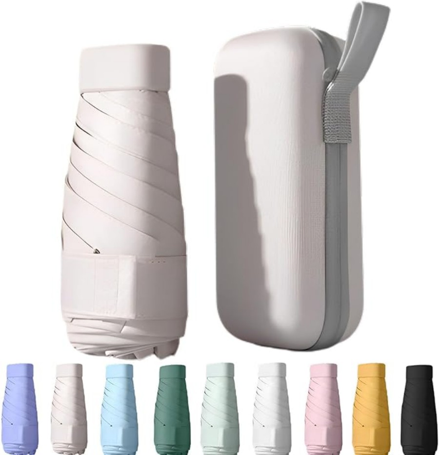 Складной зонт Mini 6-Fold с чехлом для путешествий