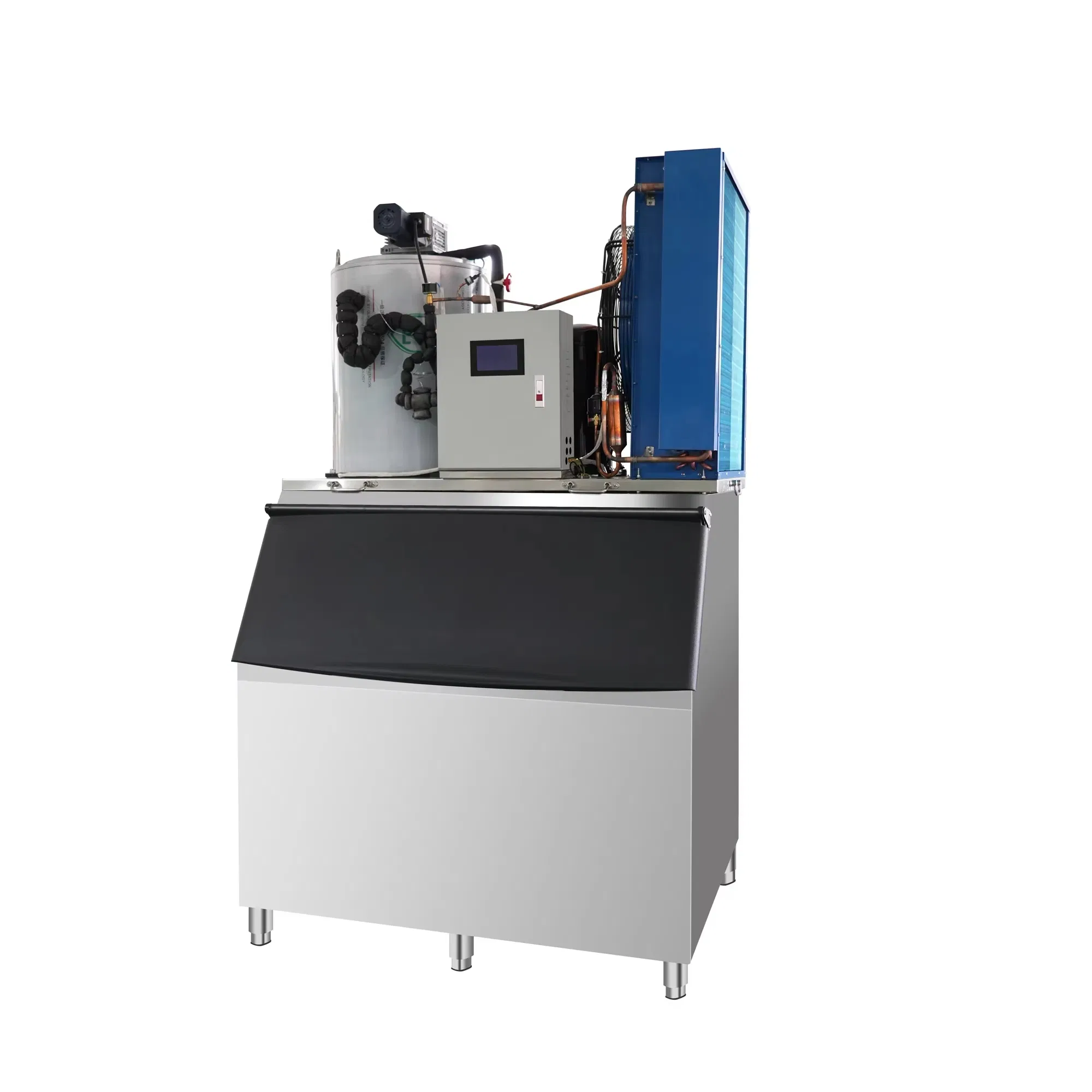 Large Capacity Commercial Automatic Flake Ice Machines for Fishery/Food Processing Plants