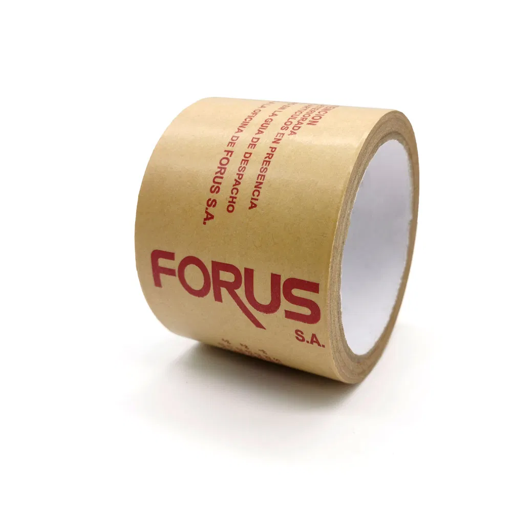 Self Adhesive Custom Printed Kraft Paper Sealing Tape with Logo