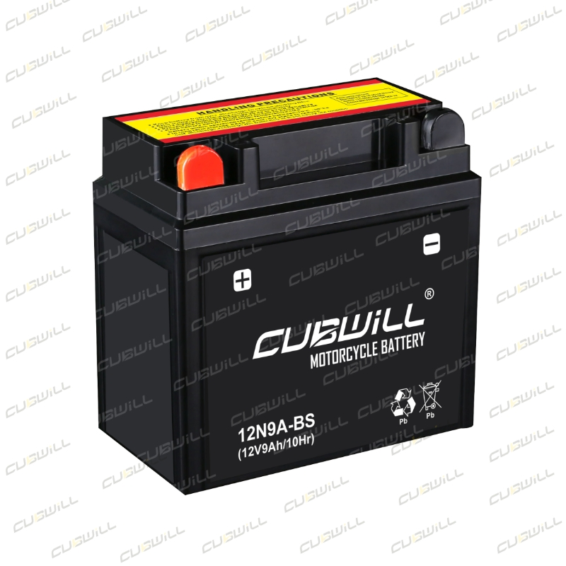 12V 9Ah AGM MF Sealed Motorcycle Battery 12N9-BS