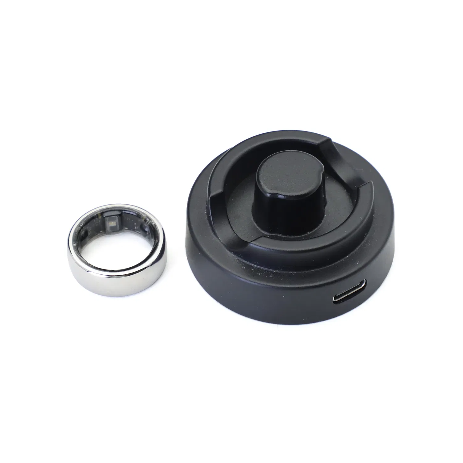 Tecnologia Smart-Ring Titanium Fitness and Health Hrv Tracker Smart Ring with Charger