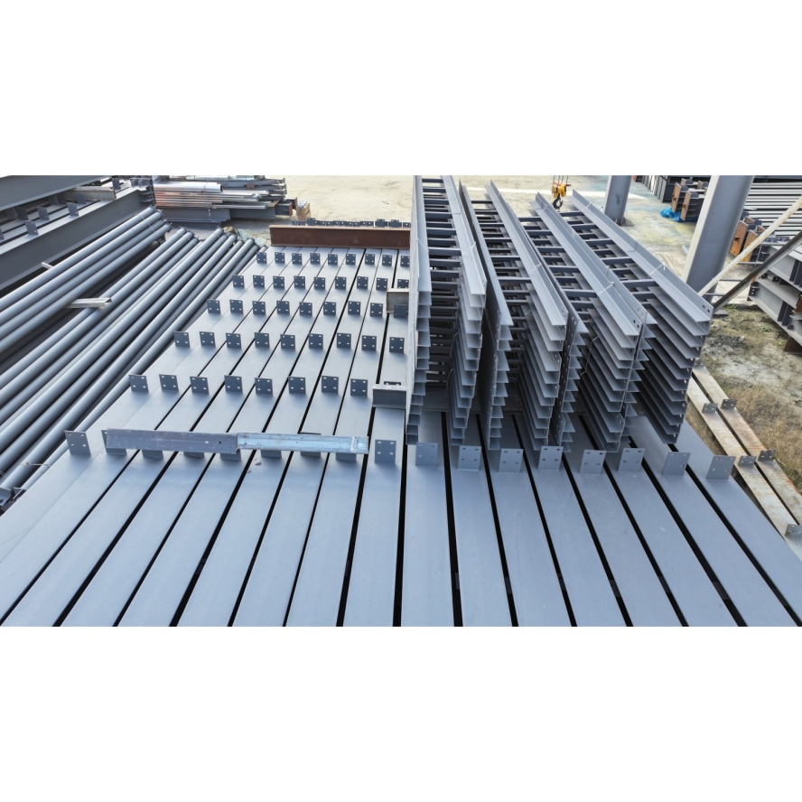 Custom Private Label Water-Proof Wind-Resistant Recyclable Prefabricated Epoxy Coated Steel Structure for Retail Store