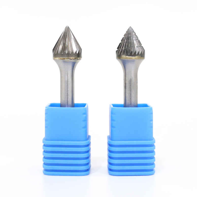 R Shank Metal Removal Diamond Cut Carbide Rotary File Burrs for Die Grinder Hardened Steel