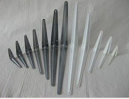 3X4 Inch High Quality Wall Mount Grey Powder Coated Shelf Support Steel Shelf Bracket