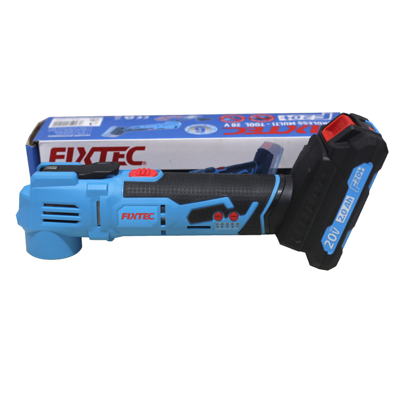Fixtec Variable Speed Electric Multi-Function Saw 20V Cordless Multi Function Mini Oscillating Multi-Tool Power Tool