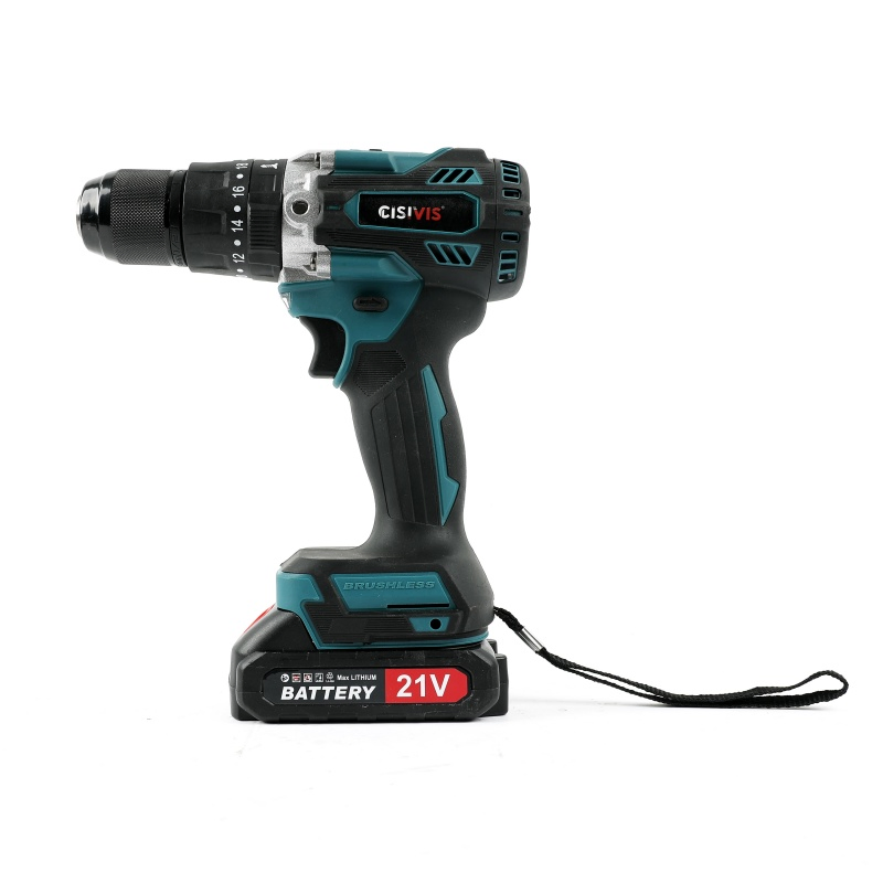 21V Brushless Portable Electric Hand Drill High Torque 128nm Impact Drill