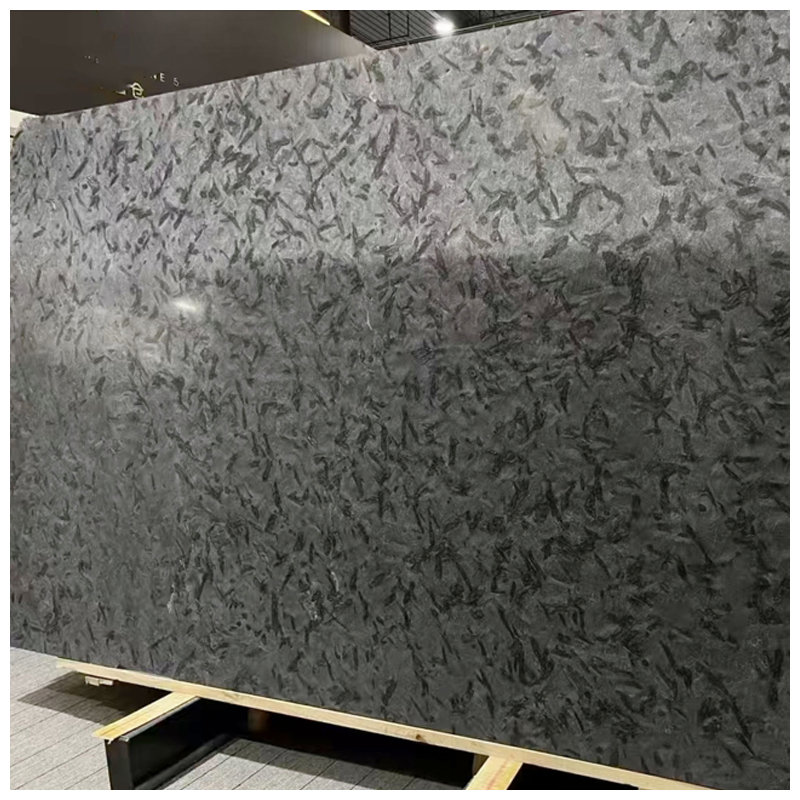 Brazilian Luxury Black Matrix Quartzite Leathered Slabs