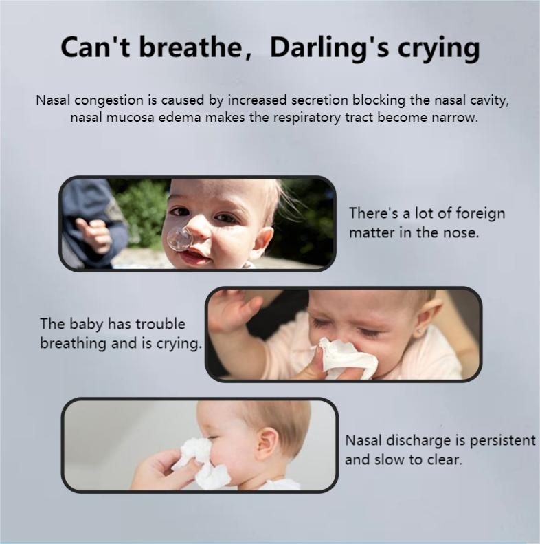 Trend Product New Care Products Kids Child Safety Booger Cleaner Baby Nasal Aspirator for New Born Baby Toddler