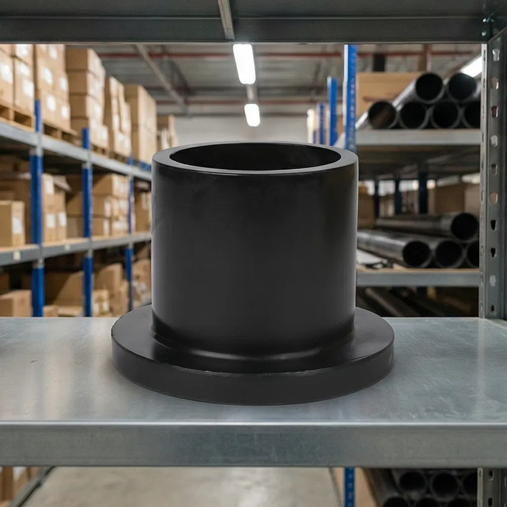 Buttfusion Flange 400mm HDPE Pipe Fitting Butt Welding Stub End
