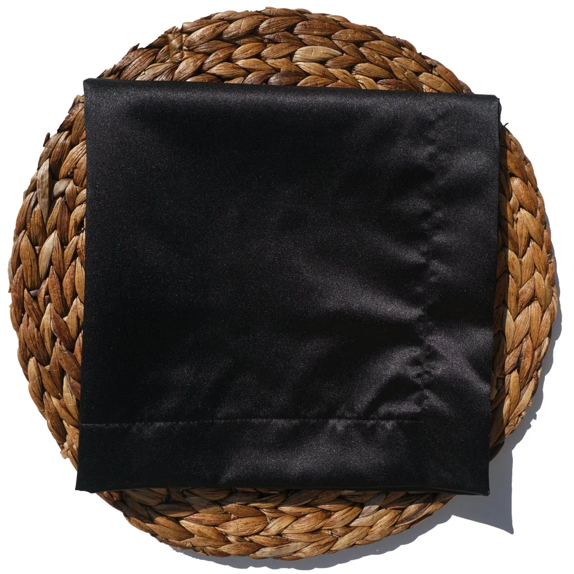 Ultra Black Pure Satin for Napkin Cloths and Table Cloth for Luxe Events