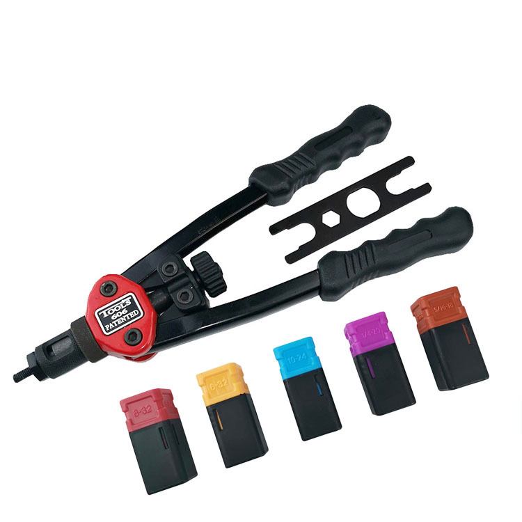 Factory Direct Sales Heavy Duty Manual Riveter Guns Hand Riveting Tool M3-M10 Hand Rivet Nut Gun