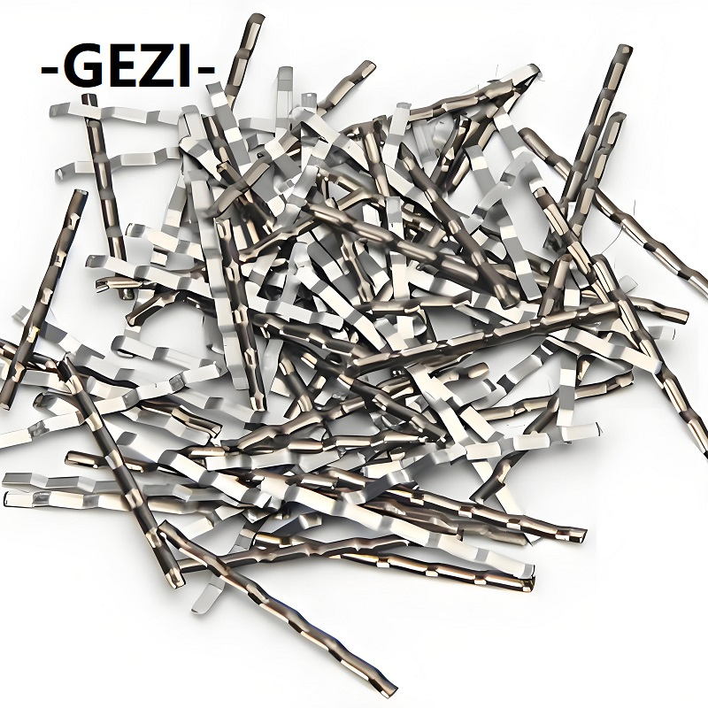 Custom High Strength Stainless Hooked Ends Steel Fiber for Uhpc Construction Projects