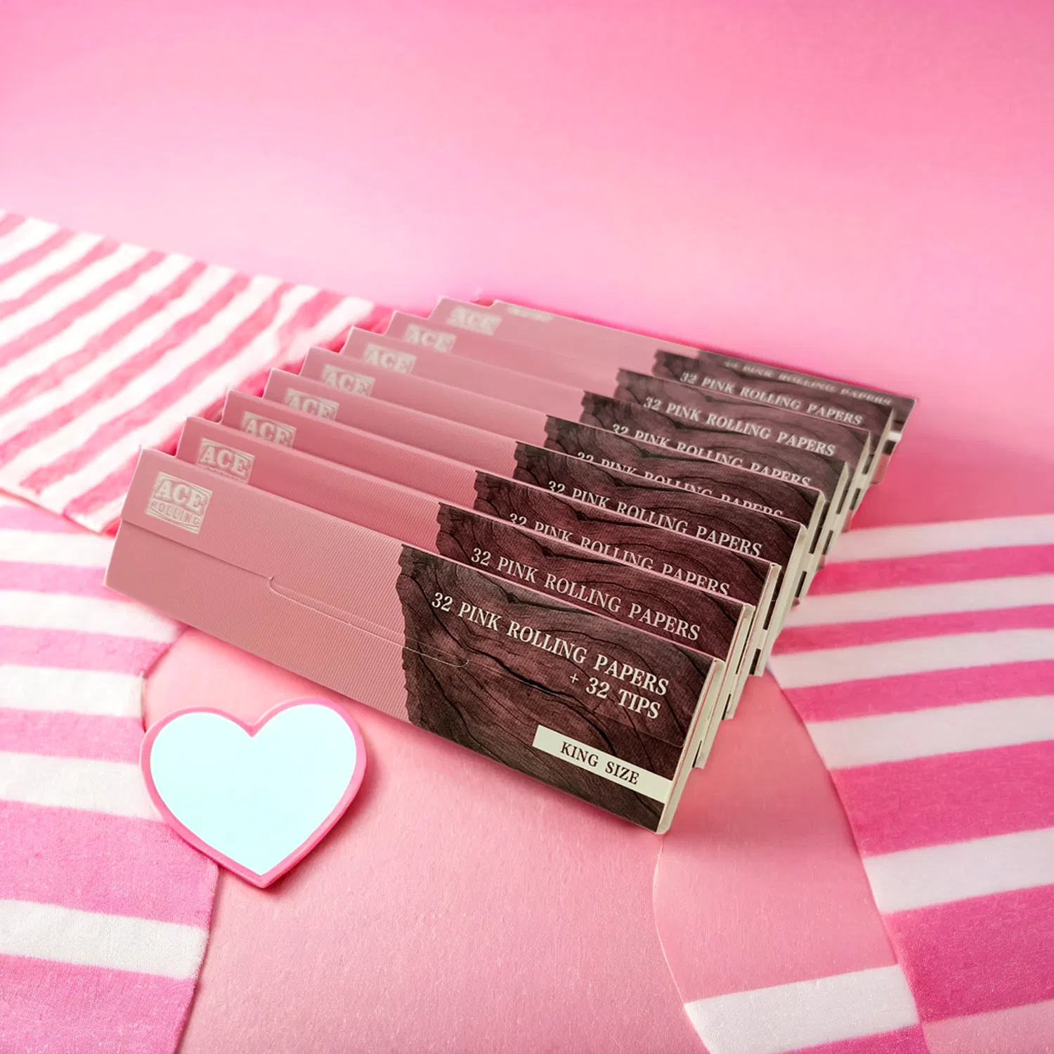 Certified Recreational Use 14G Wood Pulp Kingsize Smoking Joint Paper with Tips