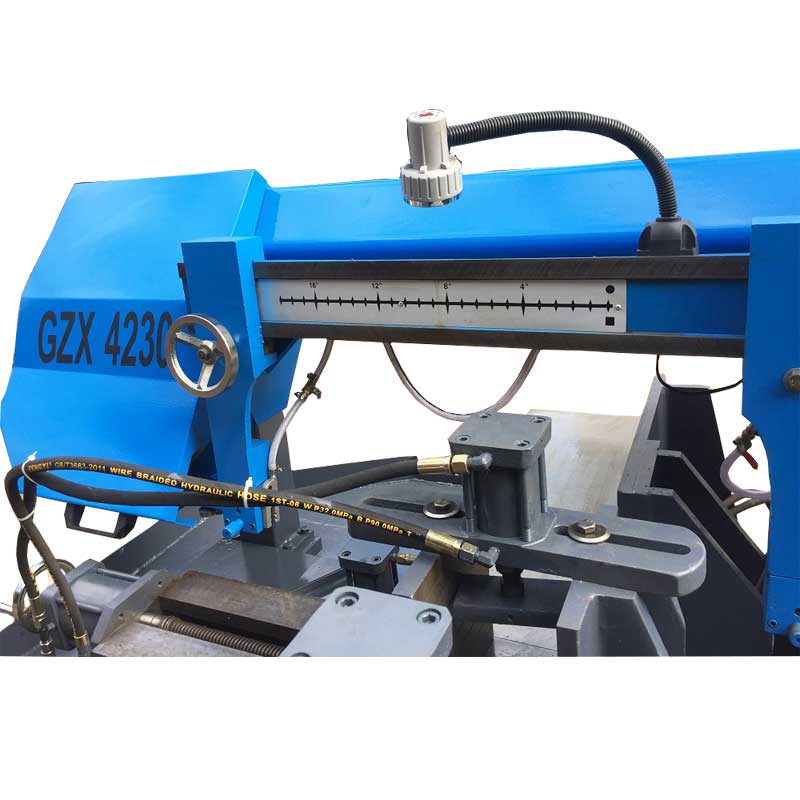 Ленточная пила по металлу автоматическая угловая GZX4230