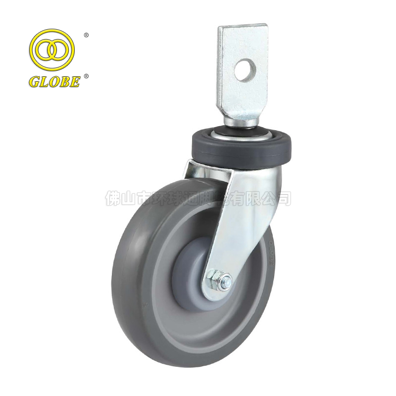 Globe Caster Supermarket Product Shopping Trolley Cart Castors Wheels Splinting Type Installation