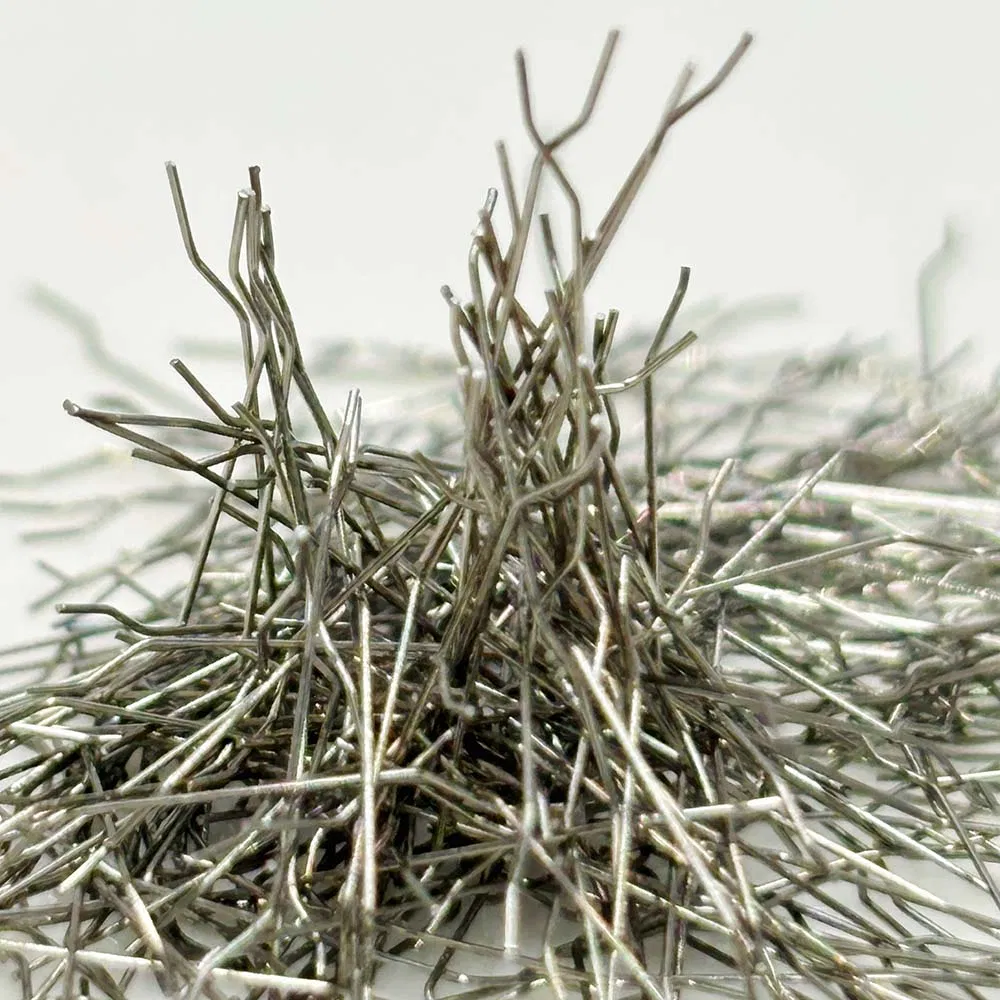 Wholesale 304 Hooked End Stainless Steel Fibers High Tensile for Precast Concrete