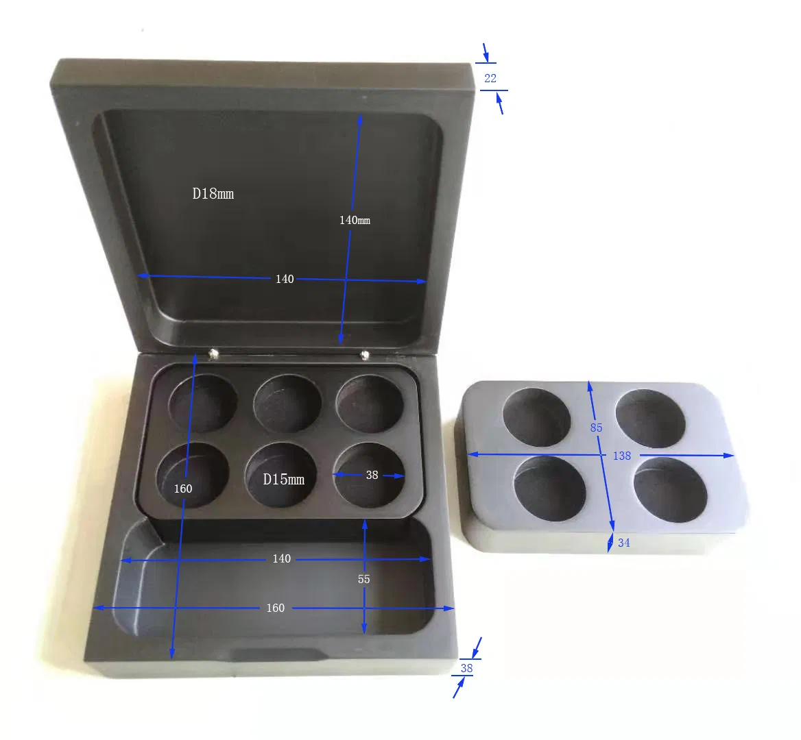 Wooden Coffee Box Multi-Function Many Holes