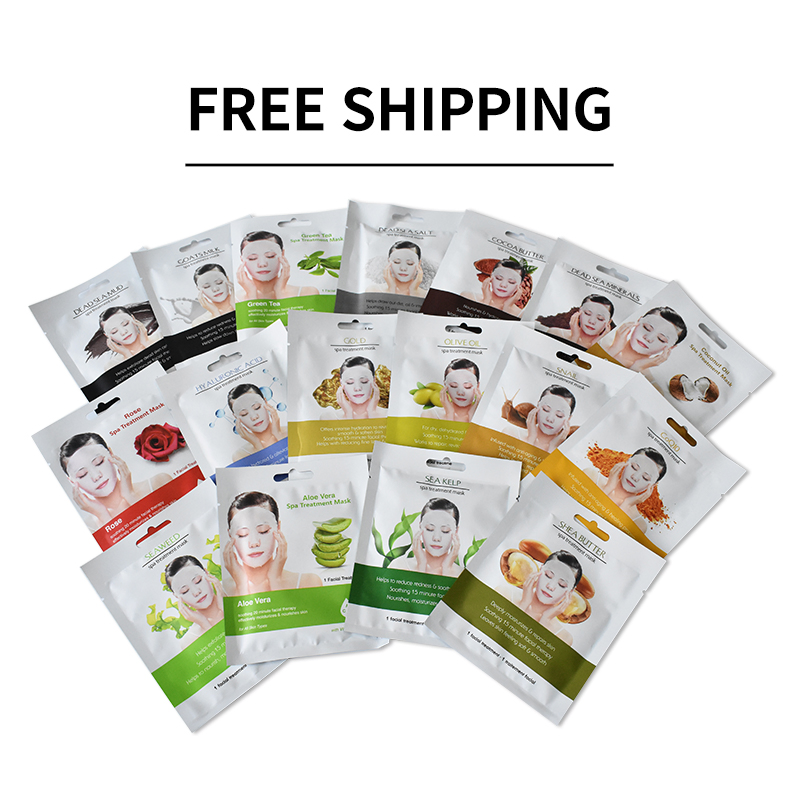Moisturizing Repair Firming Sheet Mask Shrink Pores Organic Vitamin C Aloe Vera Fruit Facial Mask