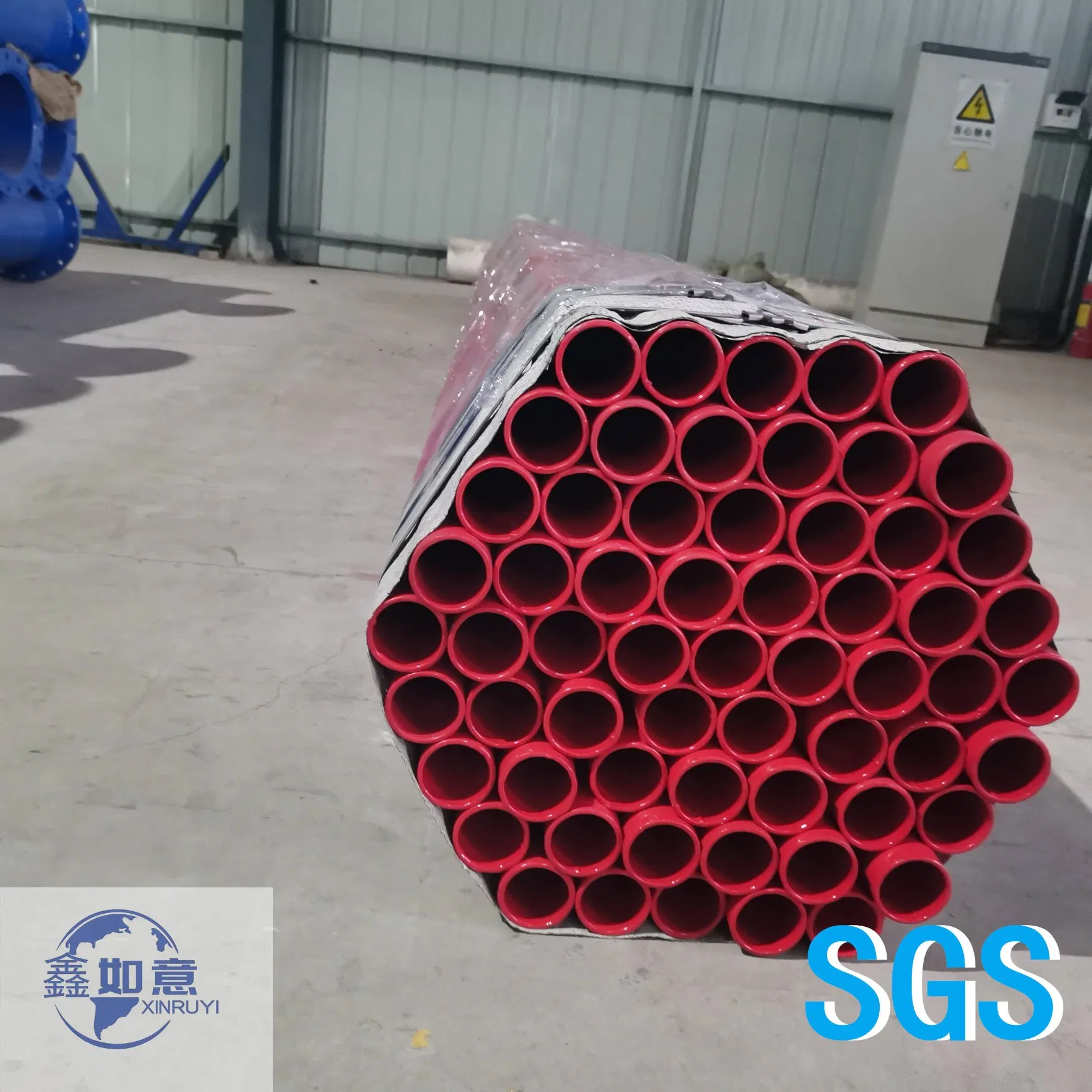 Inner Epoxy Resin Coated Outer Polyethylene Coated Steel Pipe DN300 Socket Connection Composite Steel Pipe
