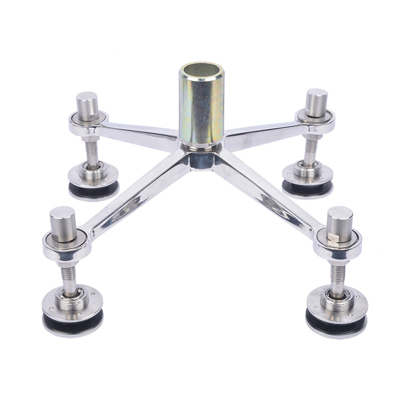 Customized 304 316 Stainless Steel Glass Fittings Spider